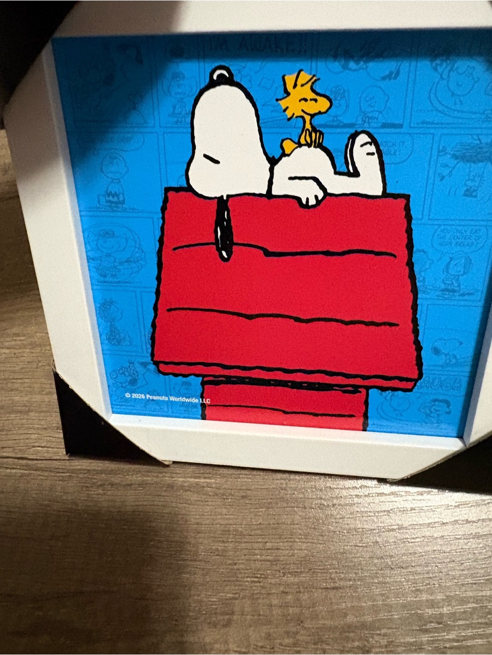 Peanuts Snoopy & Woodstock Red Doghouse Wall Art. NWT. - Picture 2 of 4